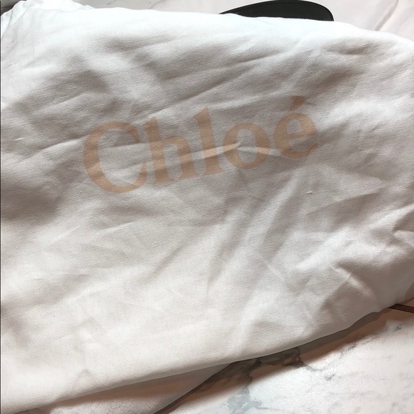 Chloe Medium Deep Forest Green Color Roy Zip Bag - Picture 4 of 5